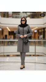 مانتو شلوار رسمی دیانا کد 37425 - Image 2