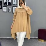مانتو شومیز بلند سپیده کد 37432 - Image 2
