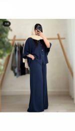 ست شومیز شلوار نازلی کد 37428 - Image 2