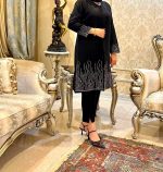 مانتو شلوار مجلسی شعله کد 37491 - Image 2