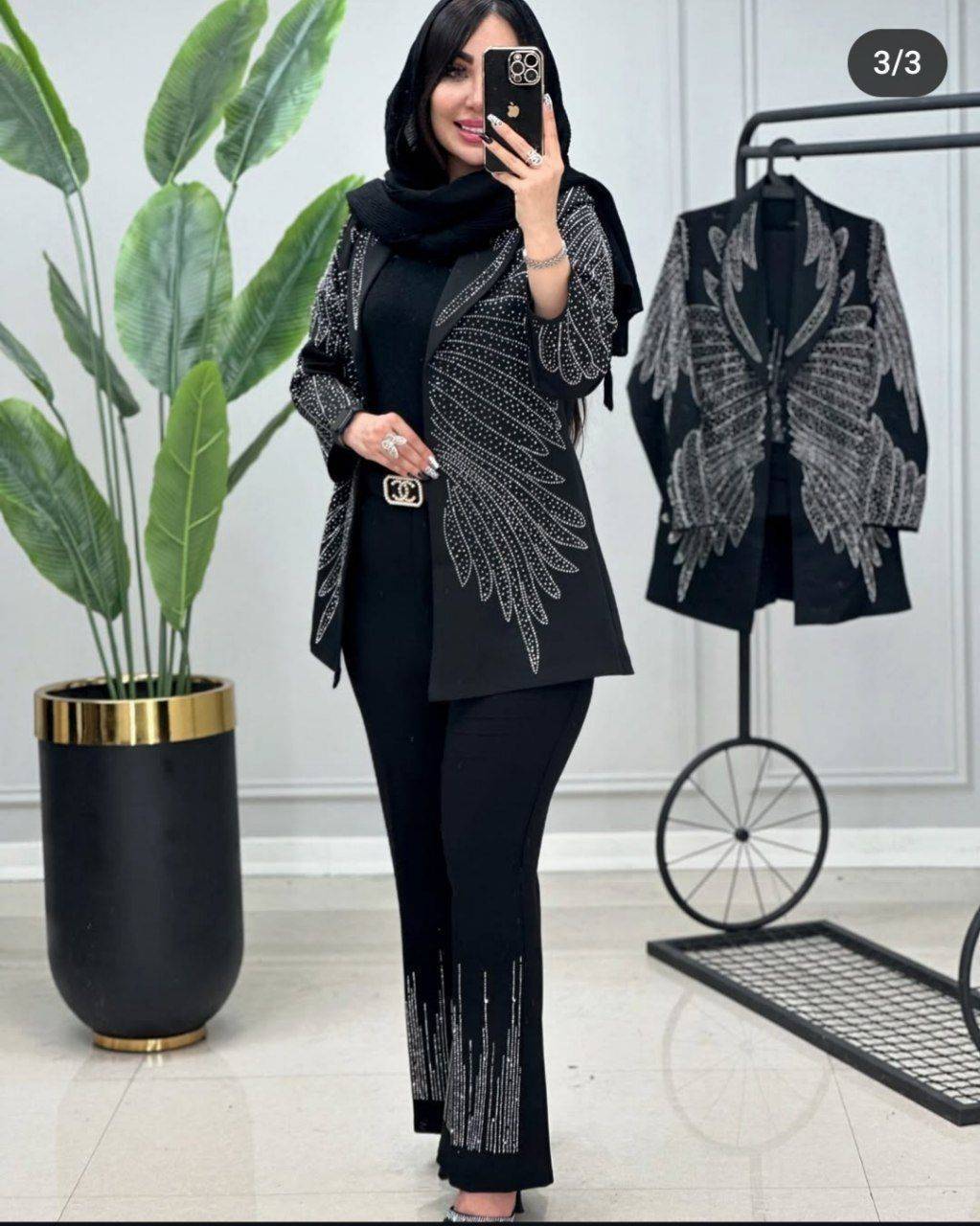 IMG_20260416_232107 کت و شلوار مجلسی طاووس کد 37418 - Image 1