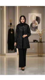 مانتو شلوار مجلسی الماس کد 37414