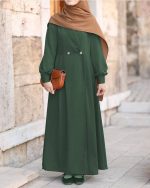 پیراهن عبایی طرح هما - Image 2