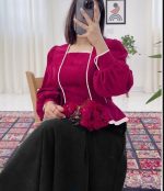 ست شومیز ودامن گلبهار کد 89302