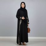 پیراهن عبایی طرح نرگس کد 12386 - Image 5