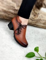 کفش طبی اداری مدل بغل بندی کد 75039 - Image 2