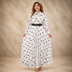 پیراهن بلند قلبی - Image 4