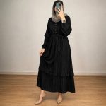 مانتو بلند نیلی کد 116 - Image 2